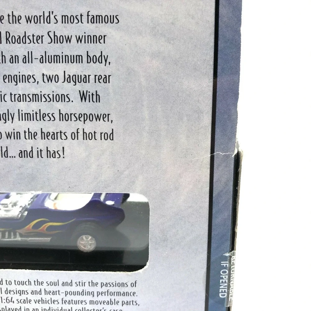 100%‎ Hot Wheels Bob Reisner's INVADER Car Purple Die Cast 1/64 Limited Edition